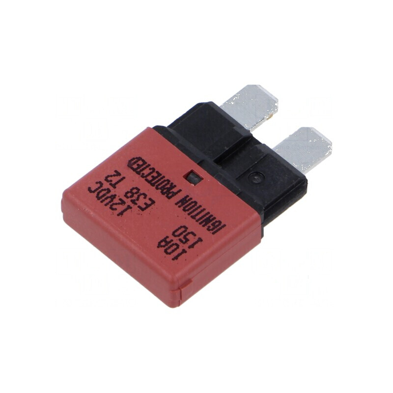 Siguranţă termică 10A 14VDC auto 20,5mm E38 | Electronic-mag.ro | Componente Electronice
