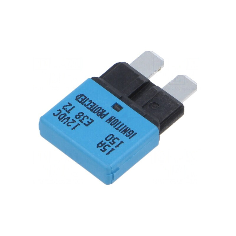 Siguranță termică 15A 14VDC auto 20,5mm E38 | Electronic-mag.ro | Componente Electronice