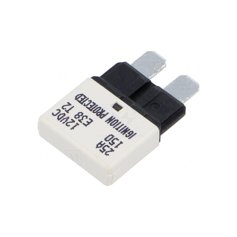 Siguranță termică 25A 14VDC auto E38 20,5mm | Electronic-mag.ro | Componente Electronice
