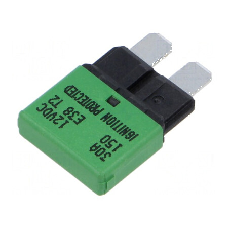 Siguranță termică 30A 14VDC auto 20,5mm E38 | Electronic-mag.ro | Componente Electronice