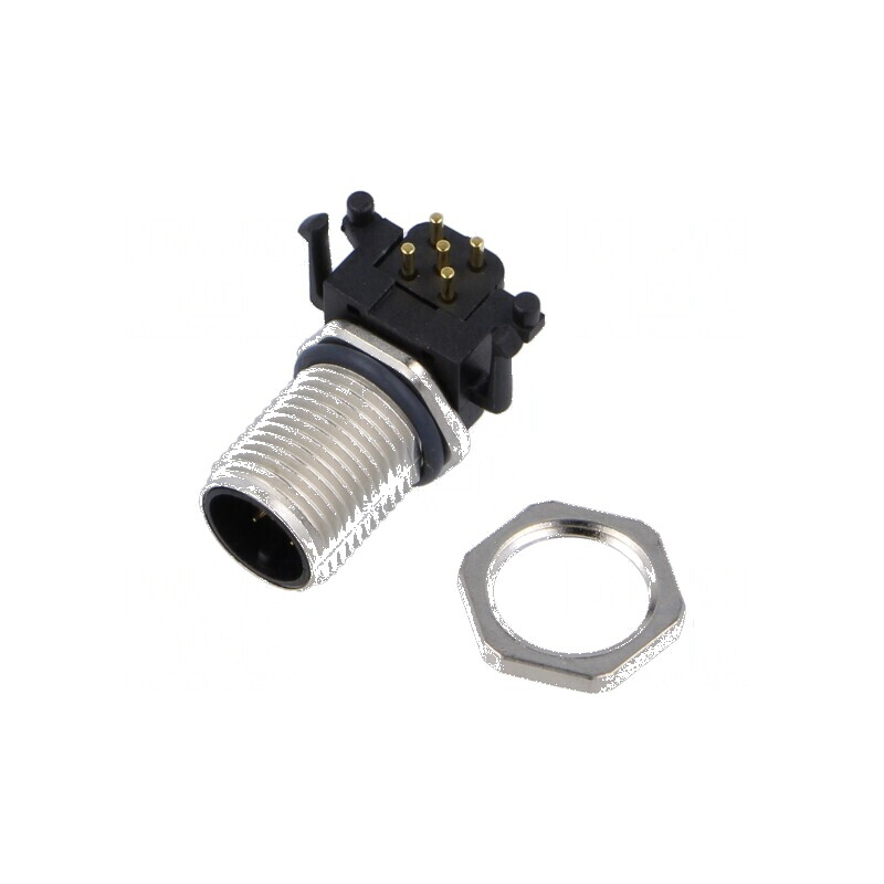 Conector M12 soclu tată A-DeviceNet / CANopen | Electronic-mag.ro | Componente Electronice