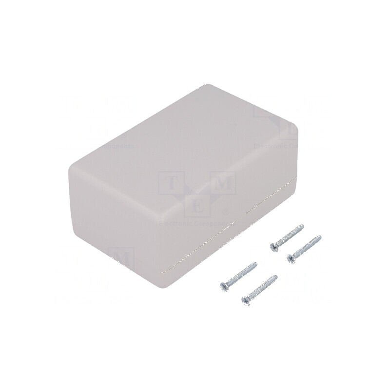 Carcasă universală ABS gri 66mm X 105mm Y 45mm Z IP54 | Electronic-mag.ro | Componente Electronice