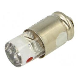 Lampă LED roșie 5mm S5,7s 5÷6VDC T1 3/4 cu 1 diodă | Electronic-mag.ro | Componente Electronice