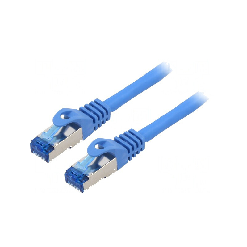 Cablu Patch S/FTP 6a CCA LSZH Albastru 15m 26AWG | Electronic-mag.ro | Componente Electronice