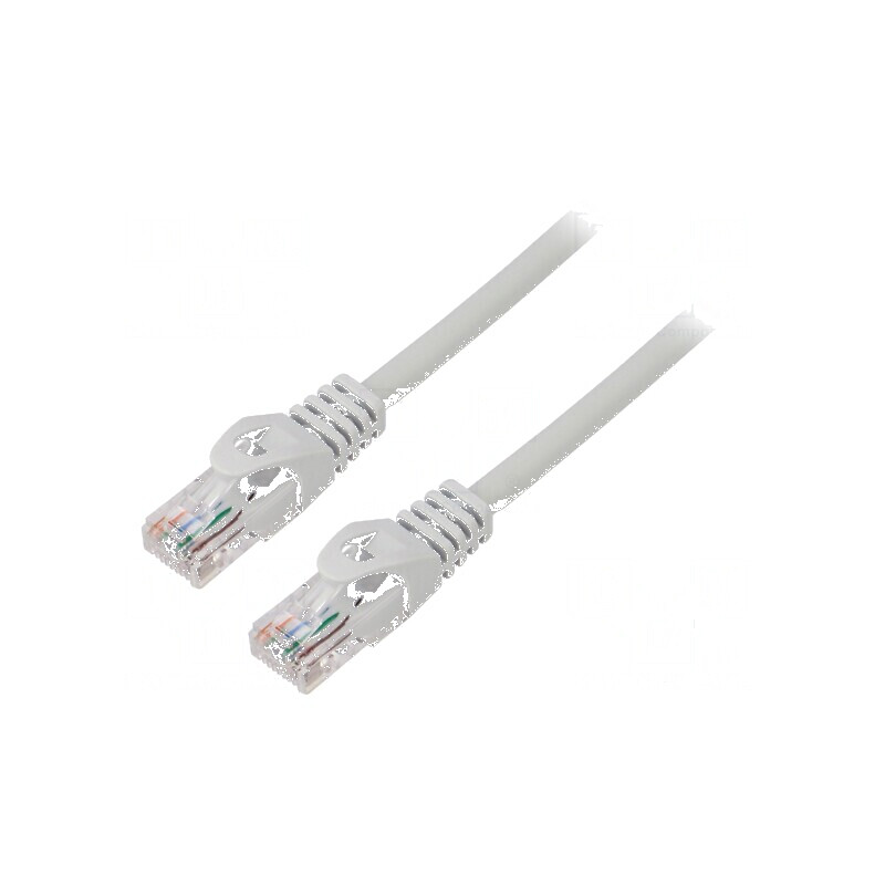Cablu patch U/UTP 6 litat Cu LSZH gri 10m 26AWG | Electronic-mag.ro | Componente Electronice