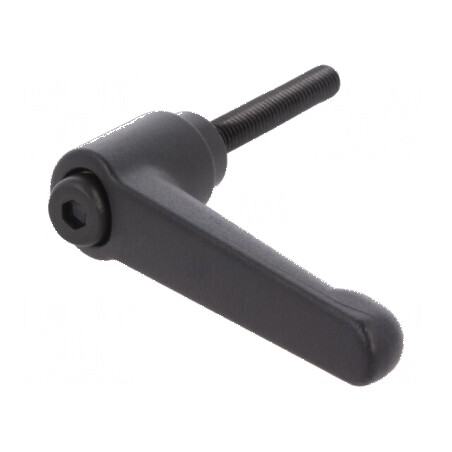Manetă franceză 50mm cu corp negru - Lungime 63mm | Electronic-mag.ro | Componente Electronice