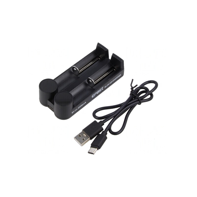 Încărcător microprocesor Li-Ion 3,6/3,7V 2 celule | Electronic-mag.ro | Componente Electronice