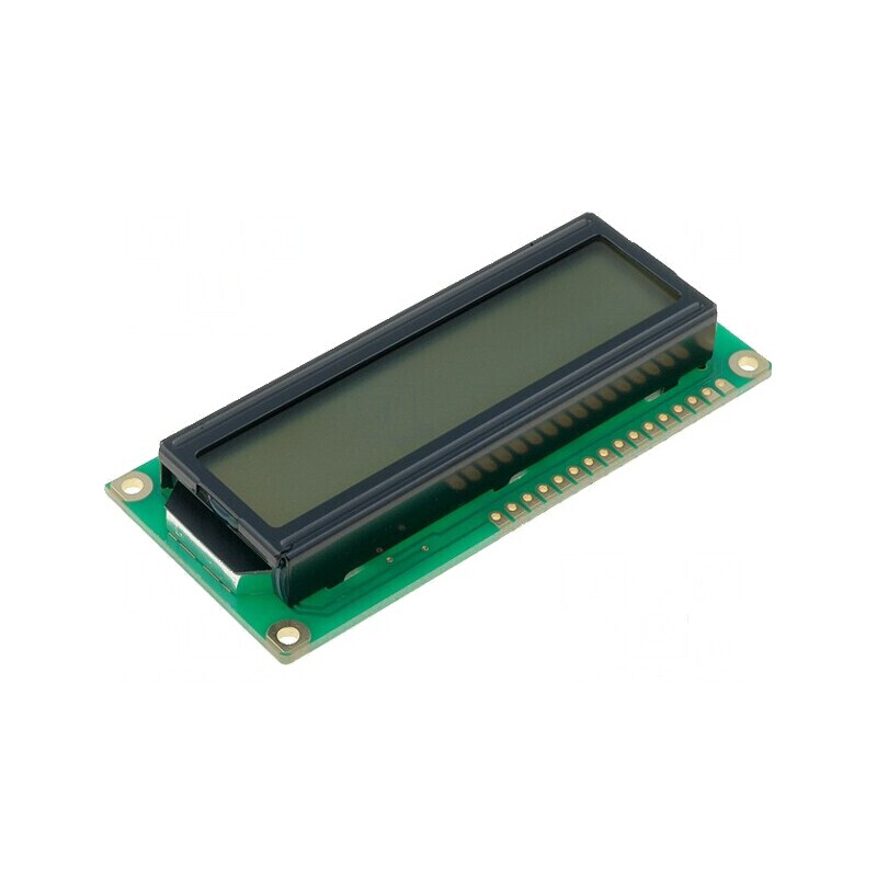 Afișaj LCD alfanumeric FSTN 16x2 gri 80x36x13,5mm | Electronic-mag.ro | Componente Electronice