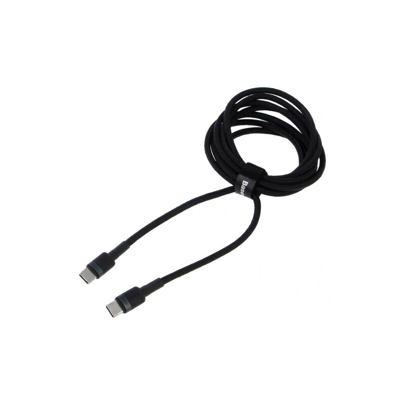 Cablu USB C 2m High Speed 100W USB 2.0 | Electronic-mag.ro | Componente Electronice