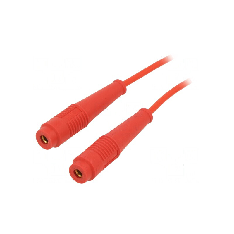 Cablu de măsurare 60VDC 30VAC 19A 1m roşu cu izolaţie | Electronic-mag.ro | Componente Electronice