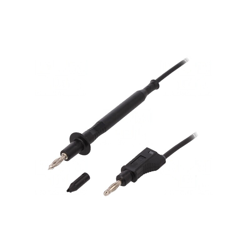 Cablu de măsurare 60VDC 30VAC 20A cu soclu 4mm, 1m, Ø 4mm | Electronic-mag.ro | Componente Electronice