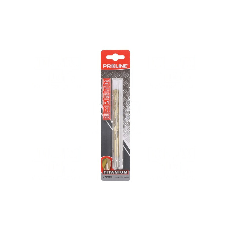 Burghiu pentru metal Ø: 10.5mm cu lamă ascuțită, blister | Electronic-mag.ro | Componente Electronice