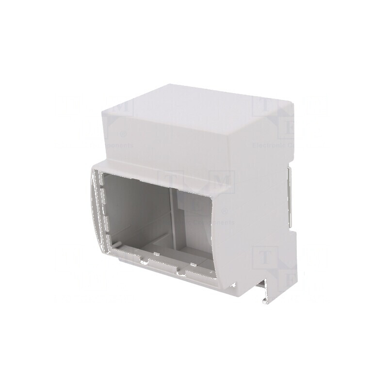 Carcasă pentru şină DIN 90mm x 71mm x 62mm gri Nr.mod: 4 | Electronic-mag.ro | Componente Electronice