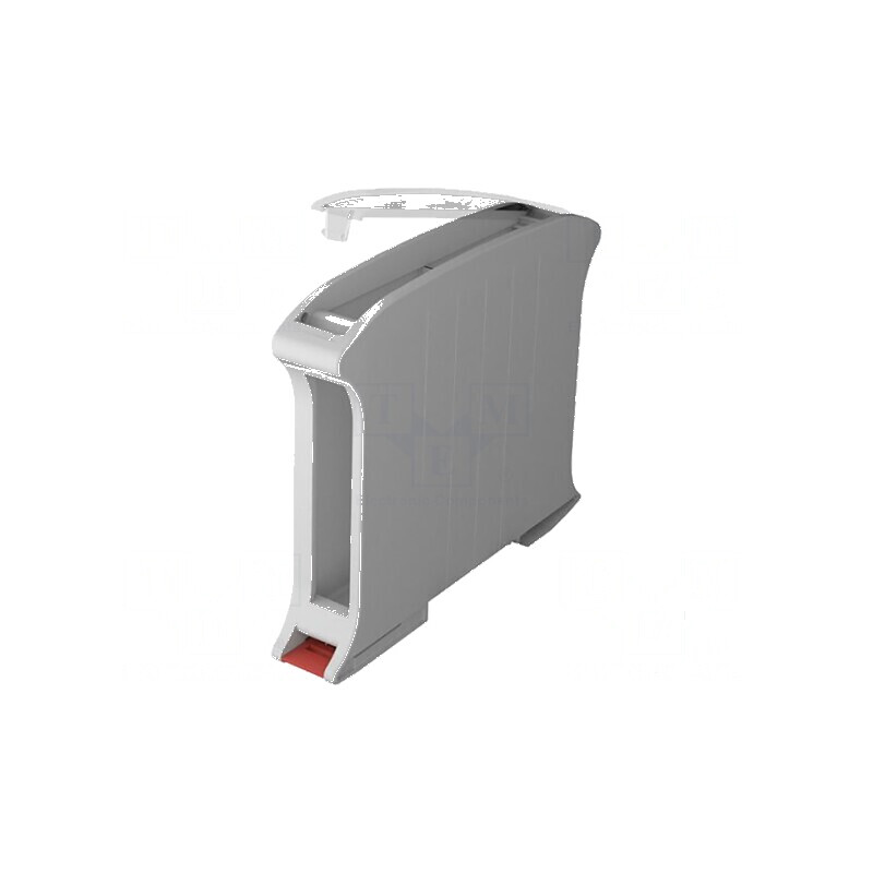 Carcasă pentru şină DIN 101mm X 17,5mm Z 80,2mm gri | Electronic-mag.ro | Componente Electronice