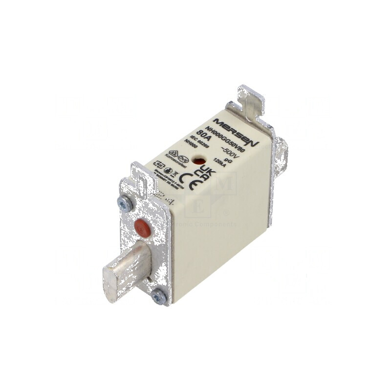 Siguranţă ceramică gG 80A 500VAC 250VDC industrială | Electronic-mag.ro | Componente Electronice
