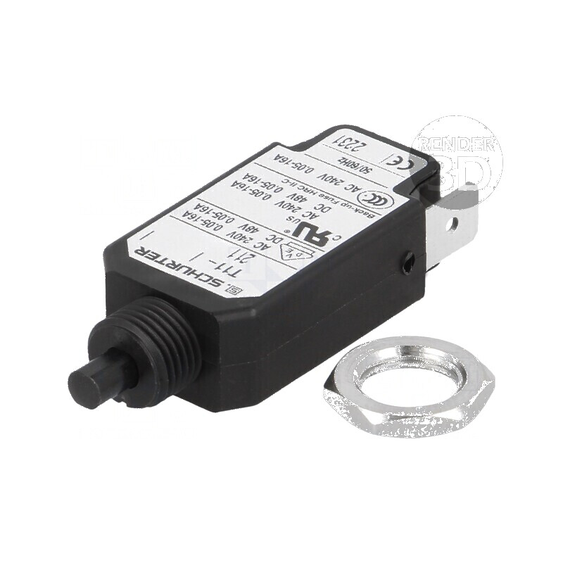 Întrerupător de supracurent Unom 240VAC 48VDC 2,1A SPST MCB | Electronic-mag.ro | Componente Electronice
