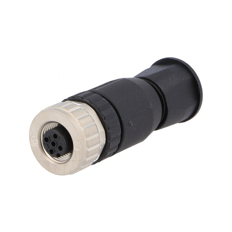 Conector M12 mufă PIN 4 mamă A-DeviceNet CANopen drept | Electronic-mag.ro | Componente Electronice