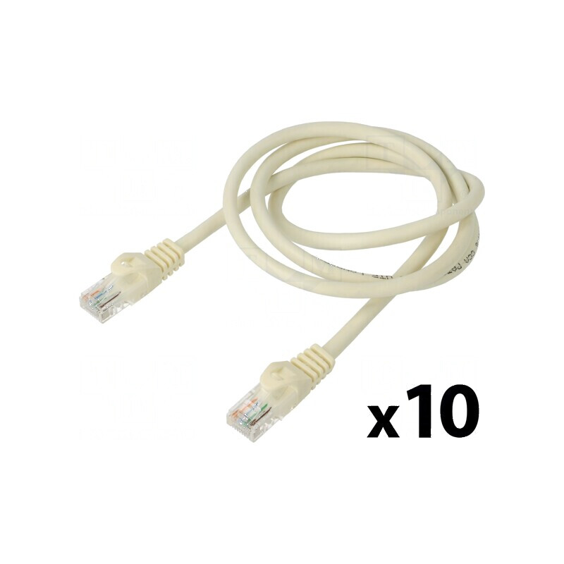 Cabluri patch U/UTP 6 litat CCA PVC alb 1m 26AWG - 10 buc. | Electronic-mag.ro | Componente Electronice Cabluri patch U/UTP 6 litat CCA PVC alb 1m 26AWG - 10 buc. | Electronic-mag.ro | Componente Electronice