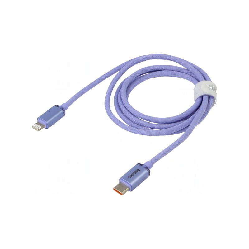 Cablu USB 2.0 Apple Lightning - USB C 1,2m violet | Electronic-mag.ro | Componente Electronice Cablu USB 2.0 Apple Lightning - USB C 1,2m violet | Electronic-mag.ro | Componente Electronice