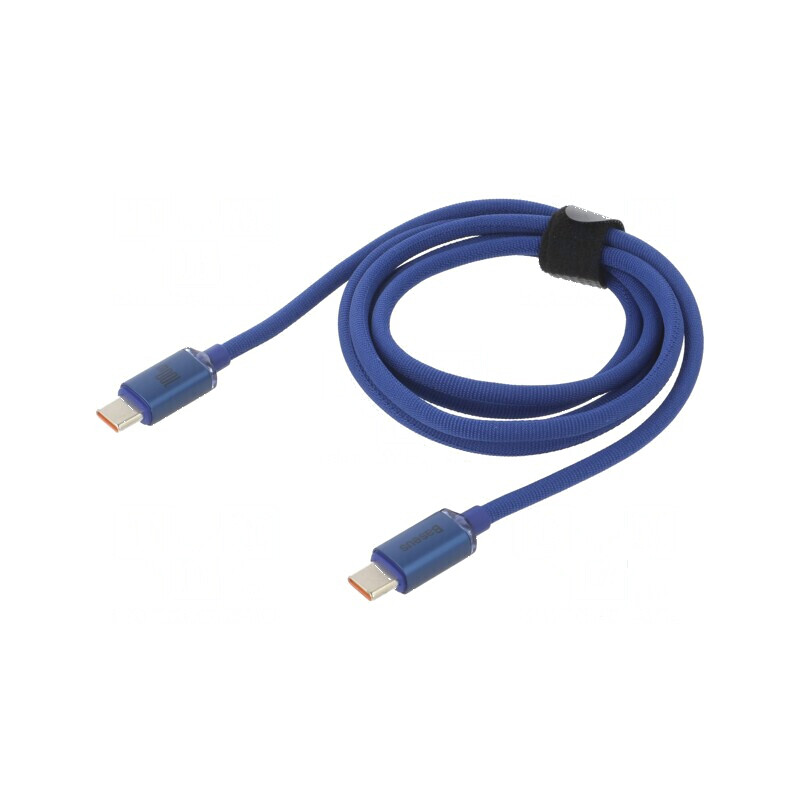 Cablu USB 2.0 USB C 1,2m albastru 100W | Electronic-mag.ro | Componente Electronice