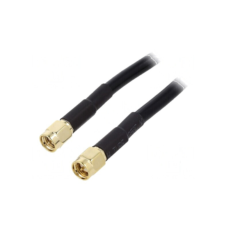 Cablu SMA tată 2m negru 50Ω | Electronic-mag.ro | Componente Electronice