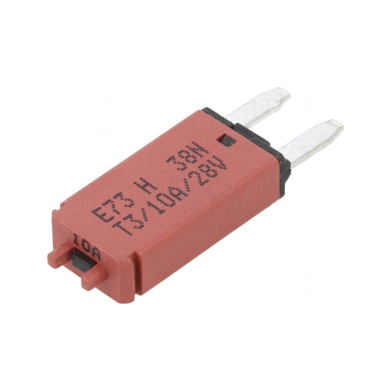 Siguranţă termică 10A 12VDC auto 12,45mm E73 | Electronic-mag.ro | Componente Electronice