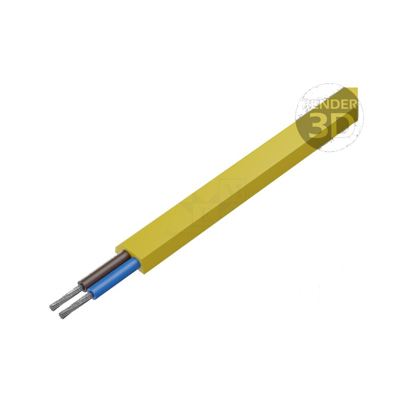 Cablu 2x1,5mm2 ASI BUS automatizări litat Cu neecranat PUR | Electronic-mag.ro | Componente Electronice