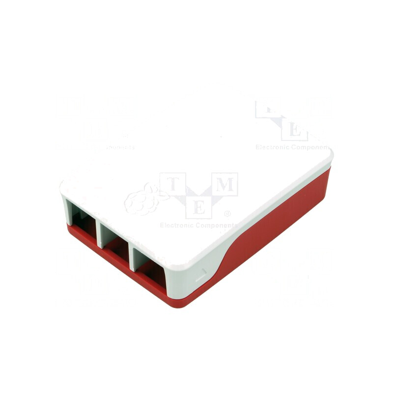Carcasa Raspberry Pi 4 Albă și Roșie - Accesorii | Electronic-mag.ro | Componente Electronice Carcasa Raspberry Pi 4 Albă și Roșie - Accesorii | Electronic-mag.ro | Componente Electronice