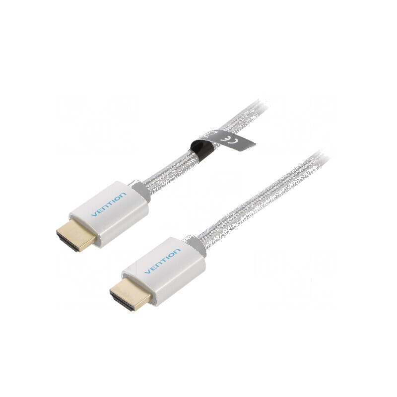 Cablu HDMI 2.0 5m cu mufă HDMI din ambele părţi, PVC textilă | Electronic-mag.ro | Componente Electronice
