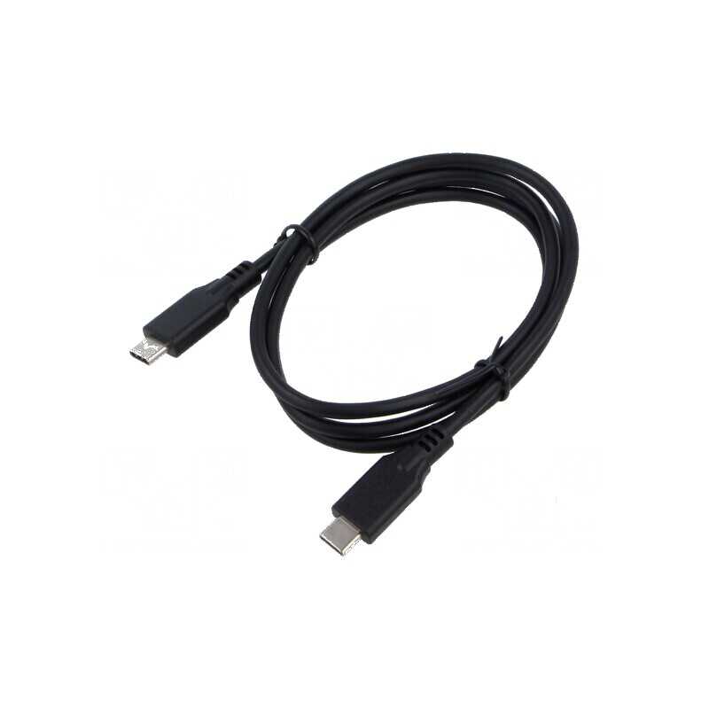 Cablu USB C 1m cu 2 mufei, 480Mbps, Fire PVC | Electronic-mag.ro | Componente Electronice