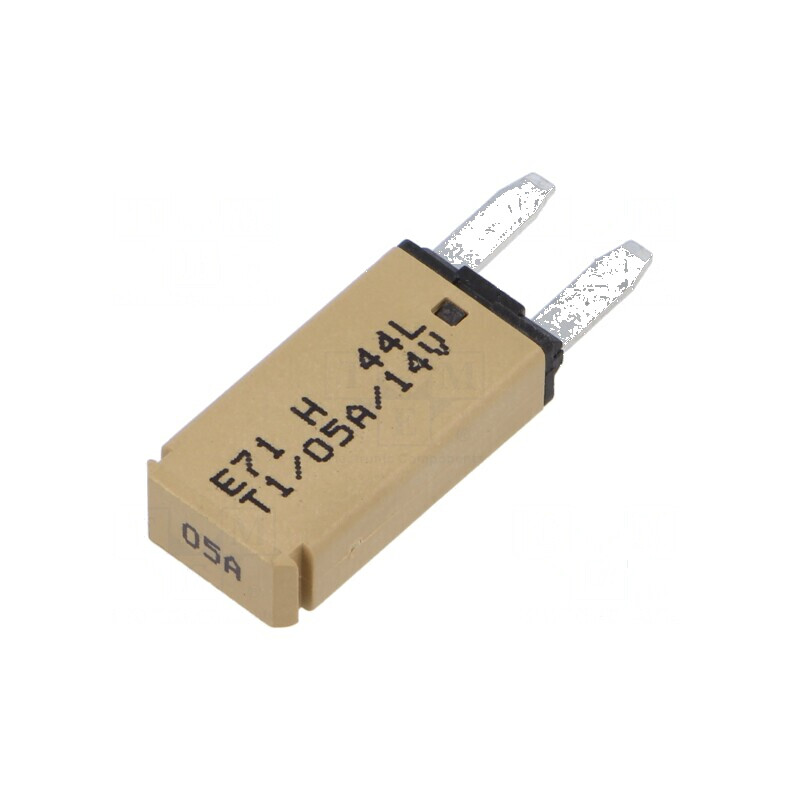 Siguranţă termică 5A 12VDC pentru auto 12,45mm E71 | Electronic-mag.ro | Componente Electronice