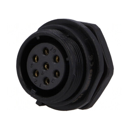 Soclu SP21 mamă IP68 15A 500V pentru lipire 1,5mm2 -25÷85°C | Electronic-mag.ro | Componente Electronice