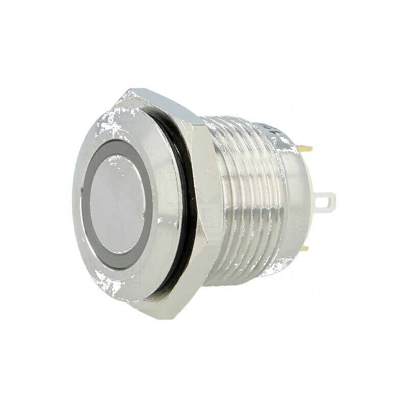 Comutator anti-vandalism SPST-NO 2A/36VDC IP65 verde | Electronic-mag.ro | Componente Electronice