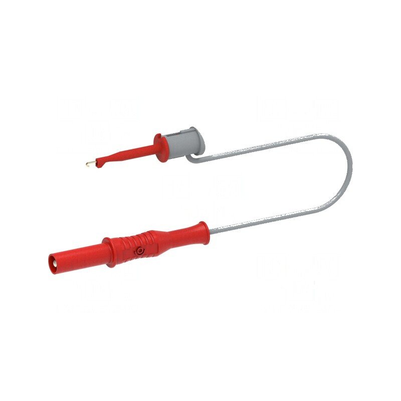 Cablu de măsurare 60VDC 30VAC 6A 0,1m roşu | Electronic-mag.ro | Componente Electronice