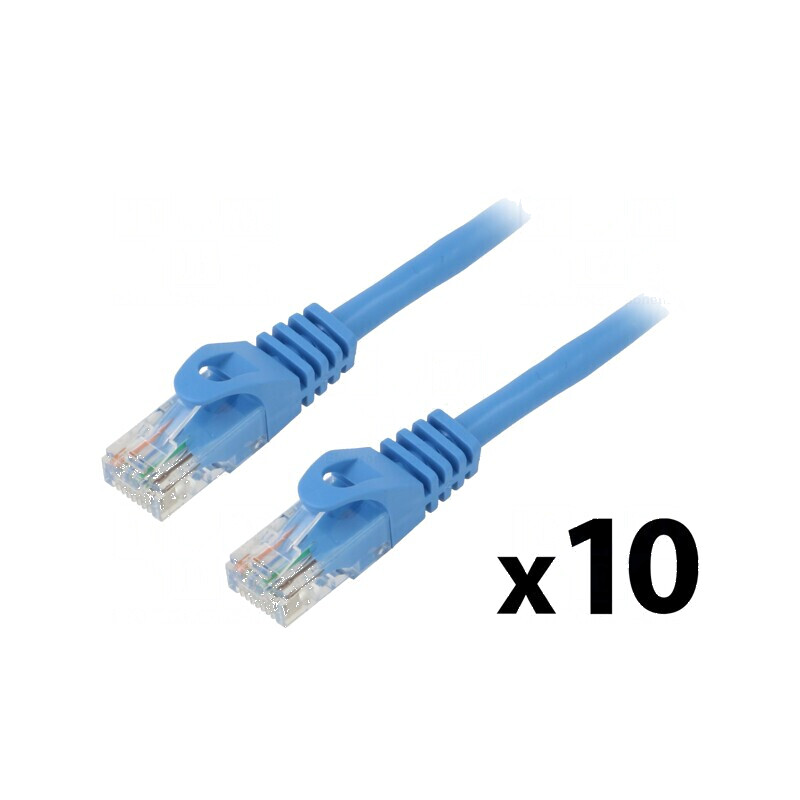 Cabluri Patch U/UTP 5e CCA PVC Albastru 2m 26AWG | Electronic-mag.ro | Componente Electronice