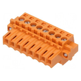 Regletă de conexiuni deconectabilă 3,5mm cu 8 piste drept mufă | Electronic-mag.ro | Componente Electronice