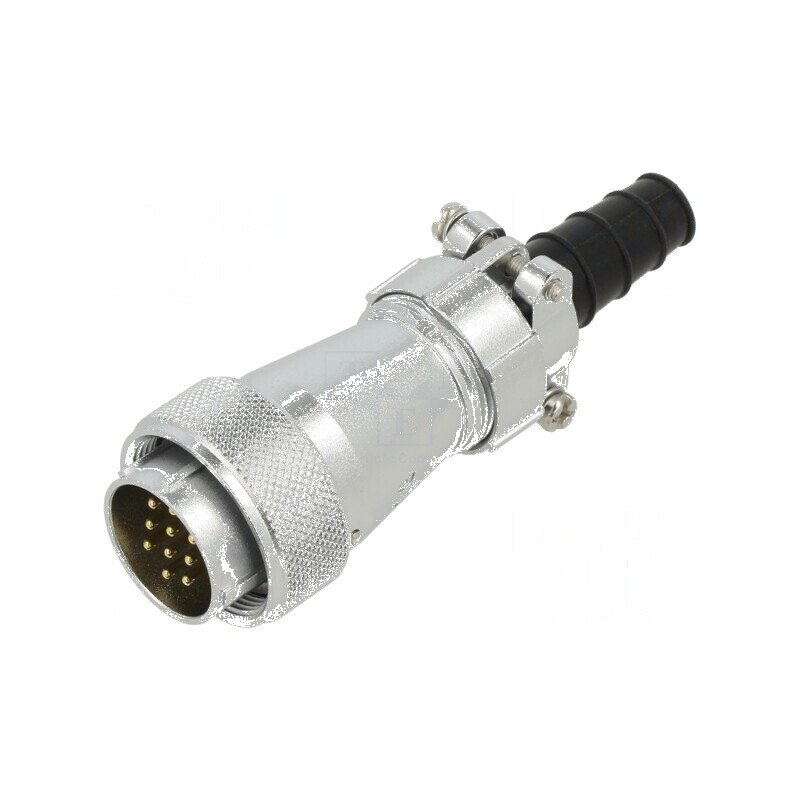 Mufă WF24 tată PIN 10 IP65 8-10,5mm 10A lipire pe cablu 500V | Electronic-mag.ro | Componente Electronice