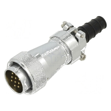 Mufă WF24 tată PIN 10 IP65 8-10,5mm 10A lipire pe cablu 500V | Electronic-mag.ro | Componente Electronice