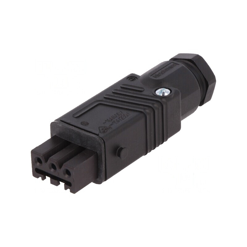 Conector dreptunghiular ST mufă mamă 3 pini cositorit IP54 | Electronic-mag.ro | Componente Electronice
