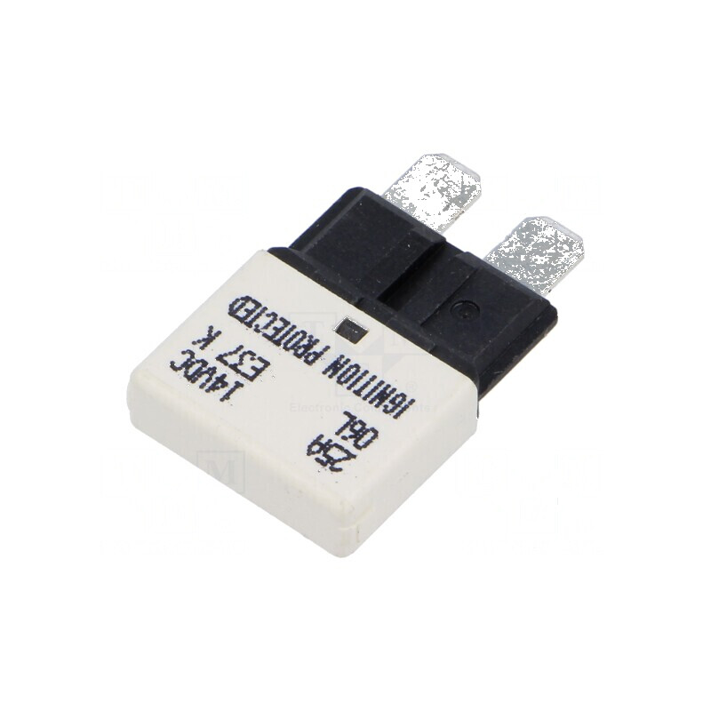 Siguranţă termică auto 25A 14VDC 20,5mm E37 | Electronic-mag.ro | Componente Electronice Siguranţă termică auto 25A 14VDC 20,5mm E37 | Electronic-mag.ro | Componente Electronice