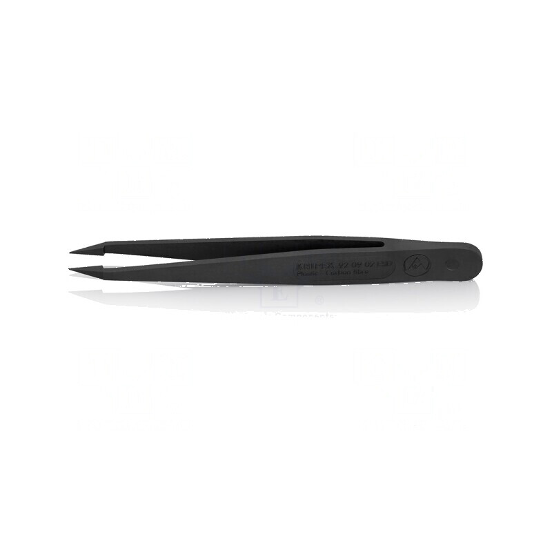 Pensetă ascuțită ESD 115mm | Electronic-mag.ro | Componente Electronice