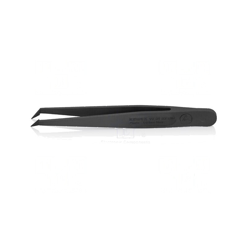 Pensetă ESD ascuțită 110mm | Electronic-mag.ro | Componente Electronice