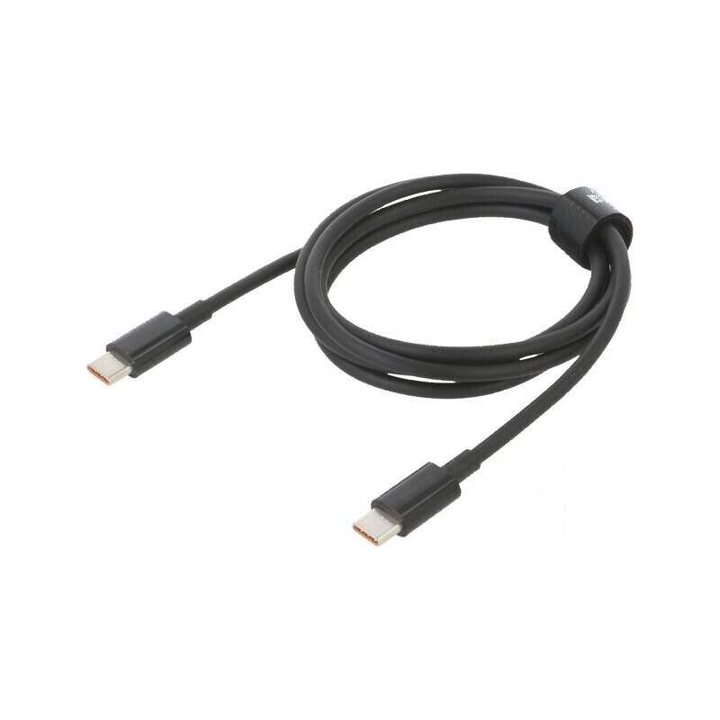 Cablu USB C 1m negru 100W cu mufă din ambele părţi | Electronic-mag.ro | Componente Electronice Cablu USB C 1m negru 100W cu mufă din ambele părţi | Electronic-mag.ro | Componente Electronice