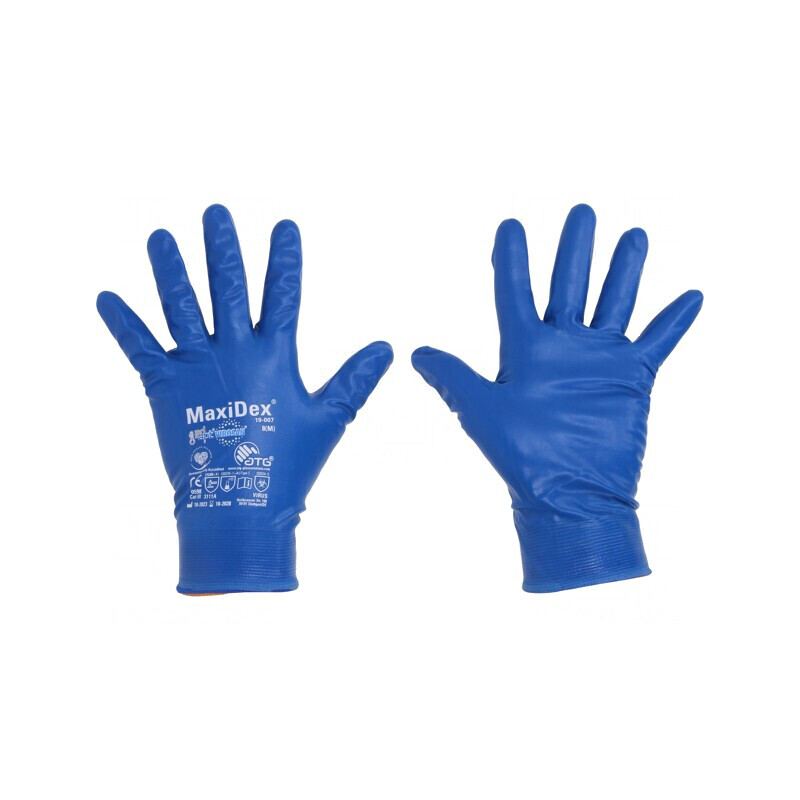 Mănuşi de protecţie MaxiDex® albastră, dimensiune 8 | Electronic-mag.ro | Componente Electronice Mănuşi de protecţie MaxiDex® albastră, dimensiune 8 | Electronic-mag.ro | Componente Electronice