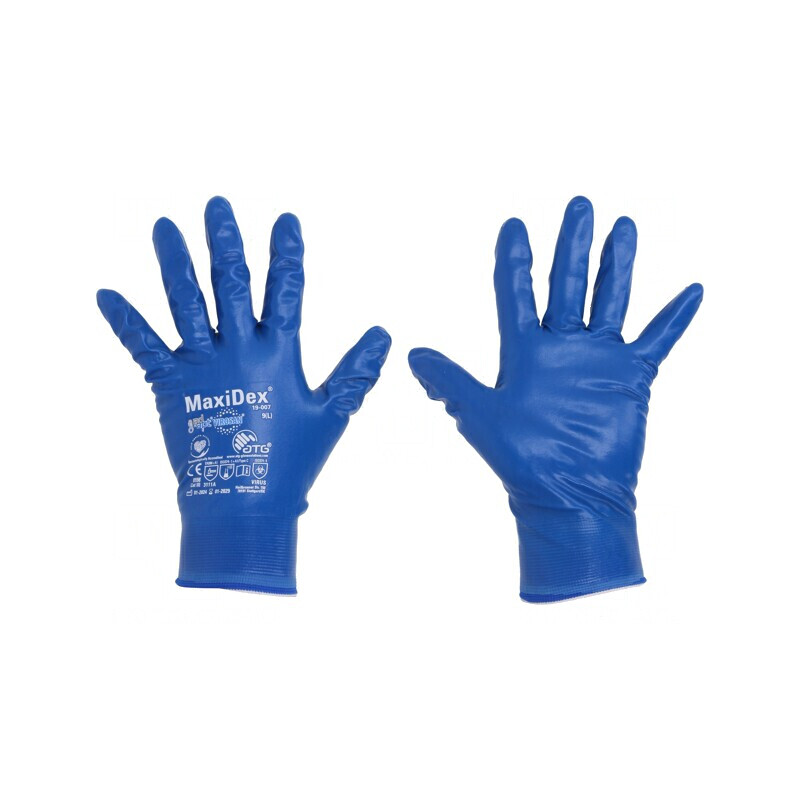 Mănuşi de protecţie albastră MaxiDex®, Dimensiune 9 | Electronic-mag.ro | Componente Electronice Mănuşi de protecţie albastră MaxiDex®, Dimensiune 9 | Electronic-mag.ro | Componente Electronice