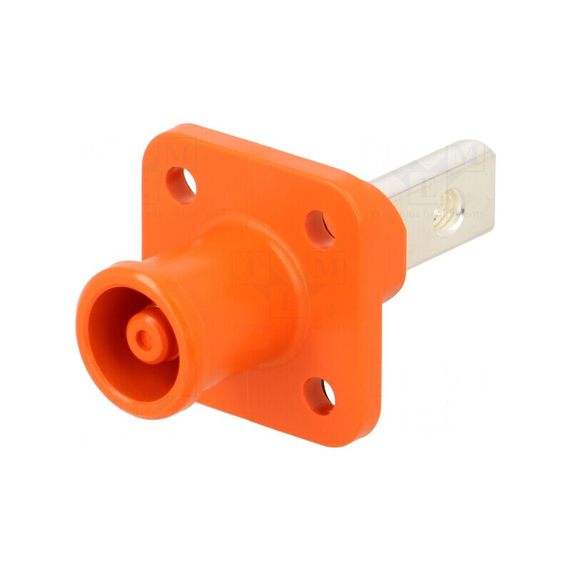 Conector alimentare DC soclu tată PIN 1 pentru montare pe panou | Electronic-mag.ro | Componente Electronice