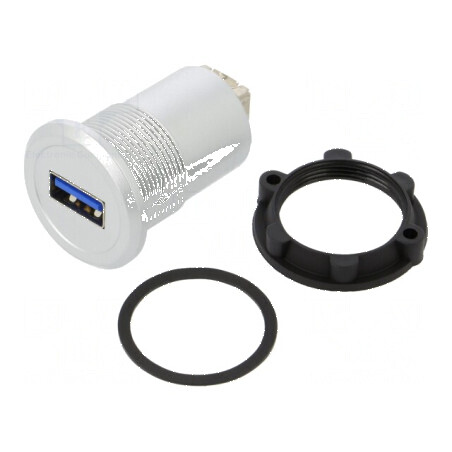Adaptor USB A la USB B 3.0 cu filet M22 1÷10mm | Electronic-mag.ro | Componente Electronice