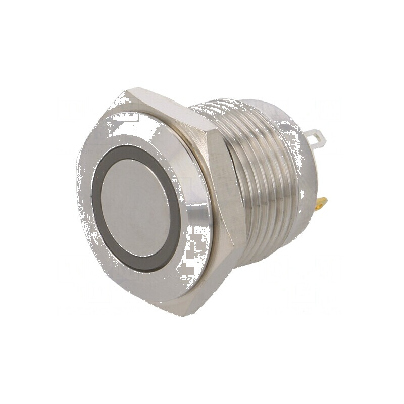 Comutator anti-vandalism Poz 2 SPST-NO 2A 36VDC IP65 verde | Electronic-mag.ro | Componente Electronice