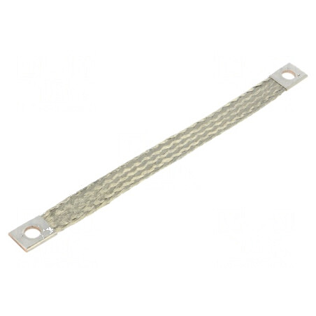 Trese bandă de împământare 16mm² - L: 200mm, Ø1: 9mm, Ø2: 9mm | Electronic-mag.ro | Componente Electronice