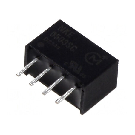 Convertor DC/DC 1W 4,5-5,5V la 3,3V 303mA SIP | Electronic-mag.ro | Componente Electronice